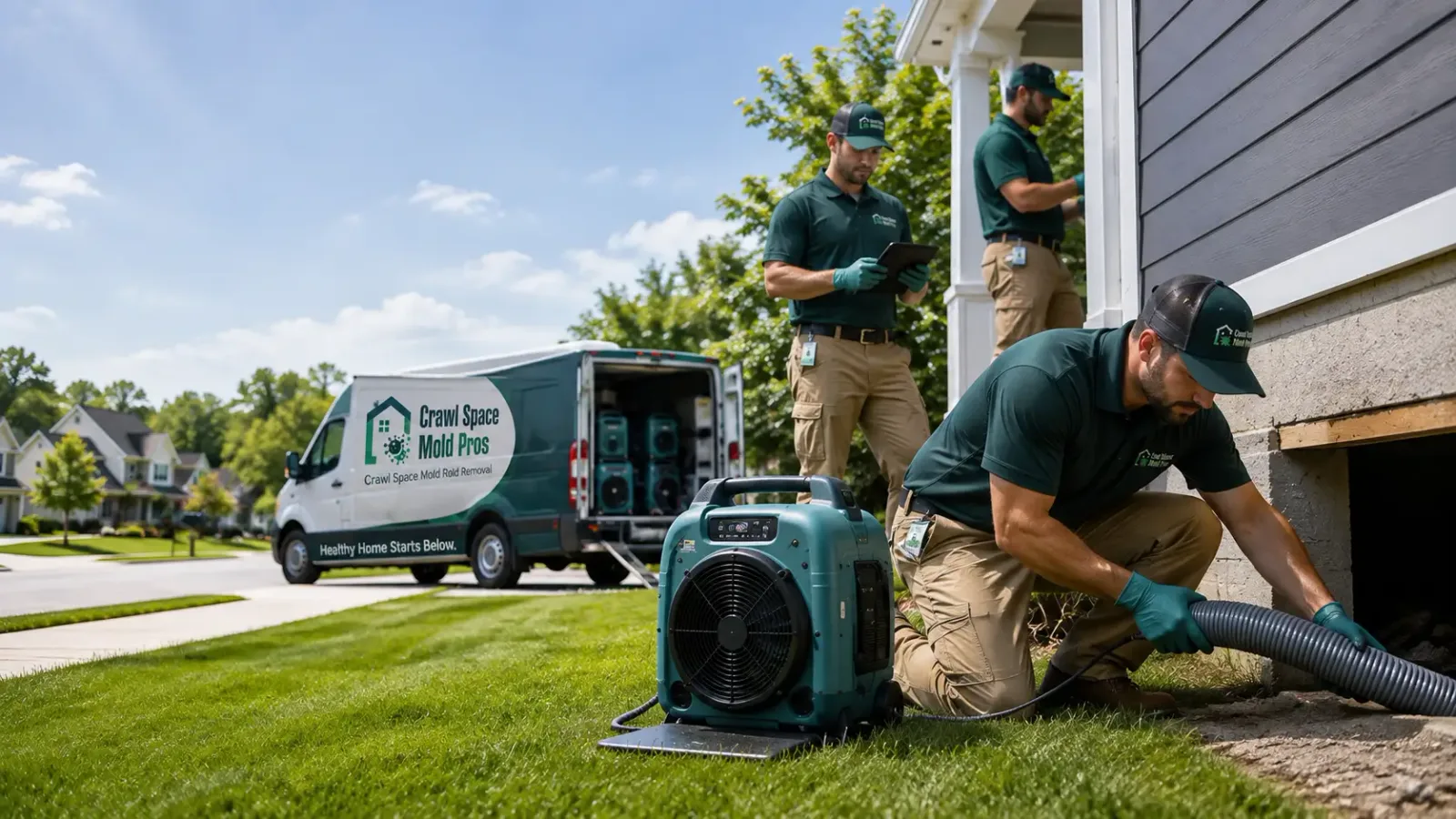 Crawl Space Mold Removal in Teutopolis, IL